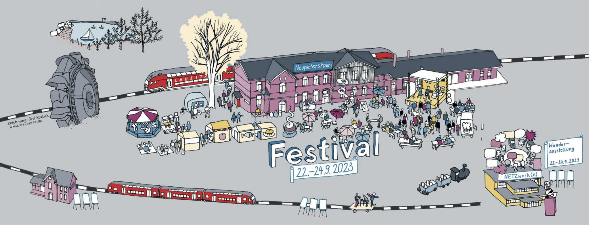 Festival Unsere Bahnhöfe Brandenburg